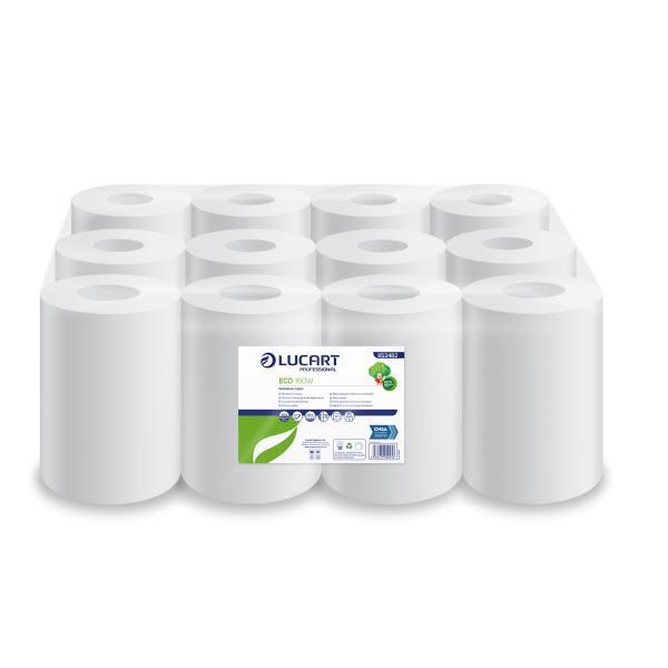 ECO160 Mini Centrefeed White 2 Ply Towel Rolls 60m